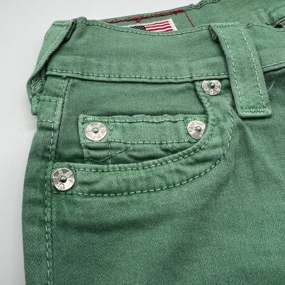 True Religion Brooklyn Jeans in Emerald sz 27/4- Practically New! - Picture 5 of 5